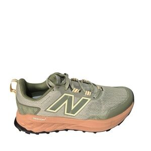 New Balance Olive and Beige Trail Shoes